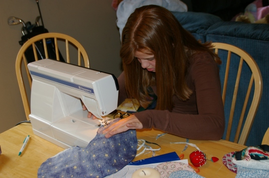 Ashley\'s 1st sewing project
